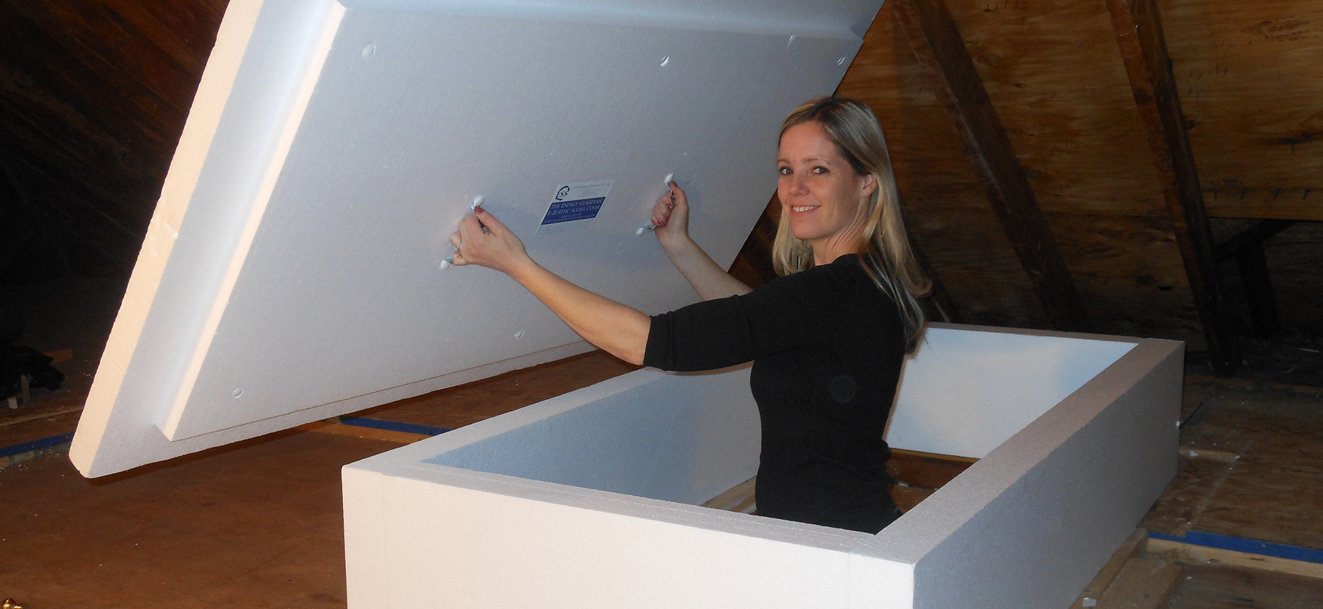 How To Build An Attic Stair Cover for Big Energy Savings